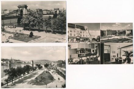 30 db MODERN magyar város képeslap vegyes minőségben / 30 modern Hungarian town-view postcards in mixed quality