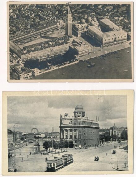 20 db VEGYES külföldi város képeslap vegyes minőségben / 20 mixed European town-view postcards in mixed quality