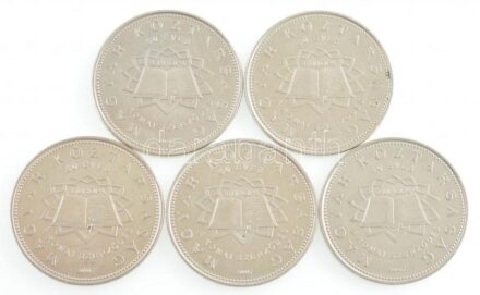 2007. 50Ft Cu-Ni 'Római Szerződés' (5x) T:1-,2 Adamo FOEM8