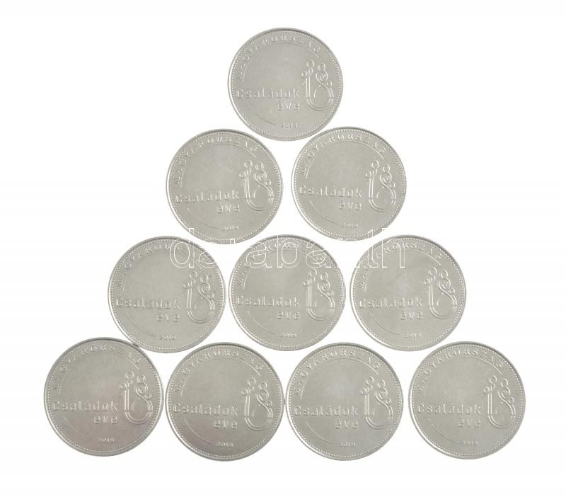 2018. 50Ft Cu-Ni 'Családok éve' (10x) T:1-,2 Adamo FOEM13