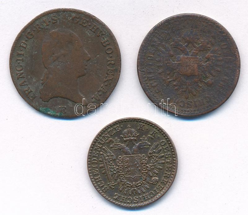 1800E 1kr Cu + 1851B 1/2kr Cu + 1851E 1kr Cu T:2-,3 - Image 2