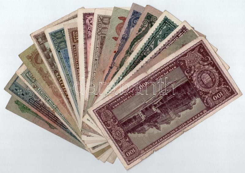 1930-1946. 10P - 100.000.000MP (16xklf) T:III,III- - Image 2