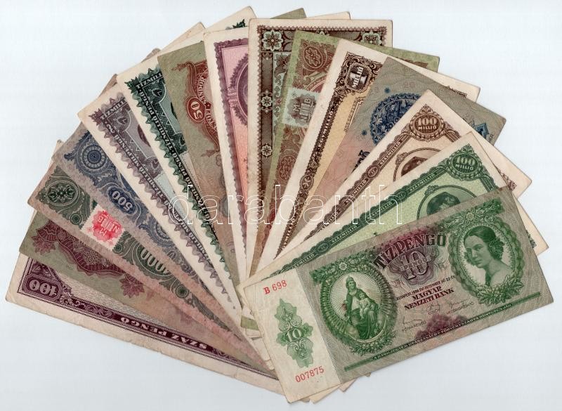 1930-1946. 10P - 100.000.000MP (15xklf) T:III,III-