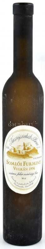 1996 Somlói Furmint Vulkán 1996, Nászéjszakák bora, Inhauser István pincészetéből, szakszerűen tárolt bontatlan palack száraz fehérbor,12,5 %, 0,5l.
