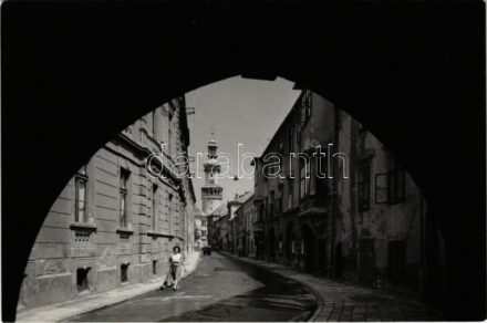 Sopron, utca részlet. Képzőművészeti Alap Kiadóvállalat