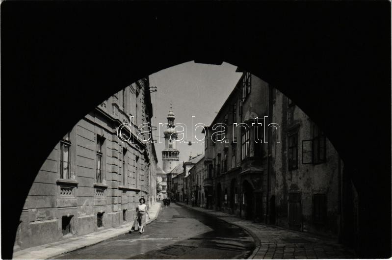 Sopron, utca részlet. Képzőművészeti Alap Kiadóvállalat