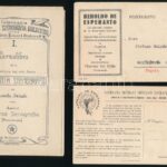 cca 1912-1926 Ismertető az eszperantó nyelvről, 8p + 3 db egyéb eszperantó kiadvány