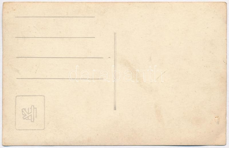 Ismeretlen település, cséplés. photo (EK) - Image 2