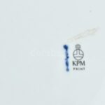 KPM Berlin dísztányér. Matricás porcelán. Jelzett, hibátlan, d: 24,5 cm. - Image 2
