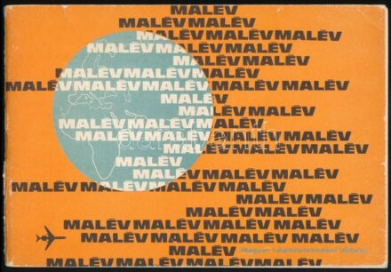cca 1974 MALÉV prospektus a különböző célállomásokról, térképekkel, kiadói papírkötésben, sérült gerinccel ésborítón kisebb szakadással.