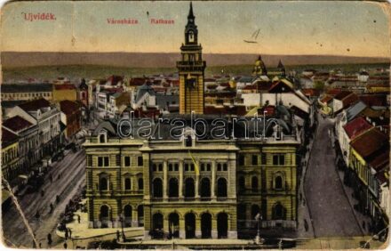 1915 Újvidék, Novi Sad; Városháza / Rathaus / town hall (b)
