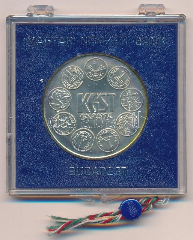 1974. 100Ft Ag '25 éves a KGST' eredeti, plombált MNB tokban T:BU patina Adamo EM43