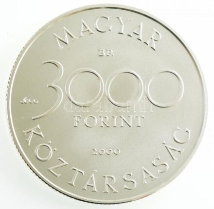 2000. 3000Ft Ag 'Veszélyeztetett állatvilág - hód' tanúsítvánnyal T:BU Adamo EM165