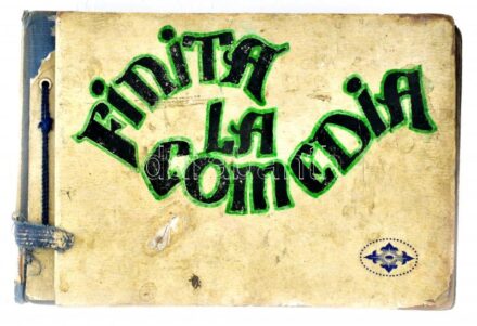 cca 1927-48 Unger Viktor (Victor, 1905 körül-1975 után?) színész fényképalbuma, különböző szerepekben és jelmezekben, többségében albumlapon feliratozott, össz. 48 db fotó, különféle méretekben, néhány kevés fotó sérült,