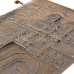 Renner Kálmán (1927-1994): Tihany. Bronz falplasztika, jelzett, kopott, 24,5x17,5cm - Image 3
