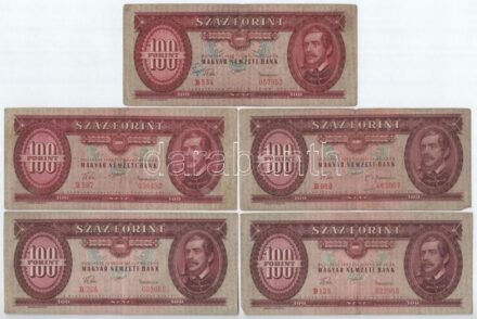 1957. 100Ft (10x) T:III,III- Adamo F29