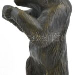 Bronz medve, jelzés nélkül, kopásokkal, m:17cm - Image 3