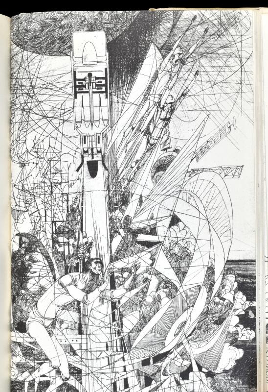 Madách Imre: Az ember tragédiája. Kass János 15 db egészoldalas illusztrációjával. A szöveget Szabó József gondozta. Bp., 1980., Magyar Helikon-Szépirodalmi. Kiadói egészvászon-kötés, kiadói szakadt papír védőborítóban. - Image 3