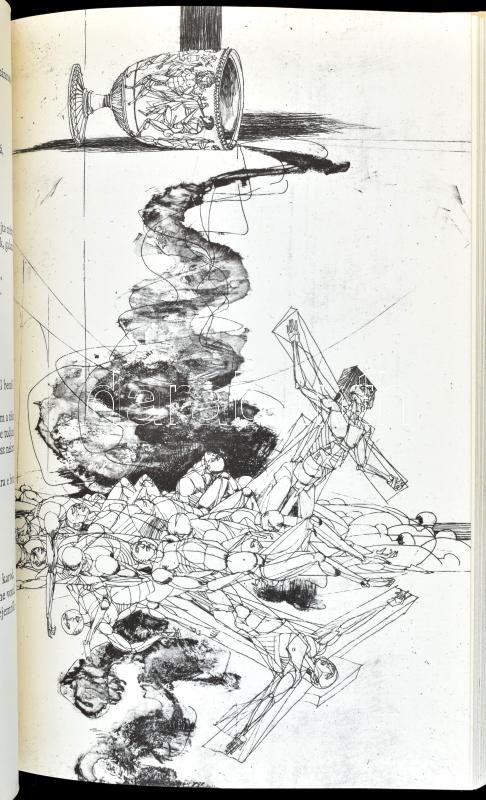 Madách Imre: Az ember tragédiája. Kass János 15 db egészoldalas illusztrációjával. A szöveget Szabó József gondozta. Bp., 1980., Magyar Helikon-Szépirodalmi. Kiadói egészvászon-kötés, kiadói szakadt papír védőborítóban. - Image 4