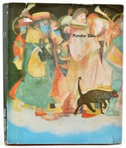 Németh Lajos: Kondor Béla. Bp., 1976, Corvina. Kiadói egészvászon kötés, sérült papír védőborítóval, egyébként jó állapotban.