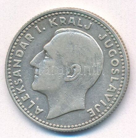 Jugoszlávia 1931. 10D Ag 'I. Sándor' T:2- Yugoslavia 1931. 10 Dinara Ag 'Alexander I' C:VF Krause KM#10
