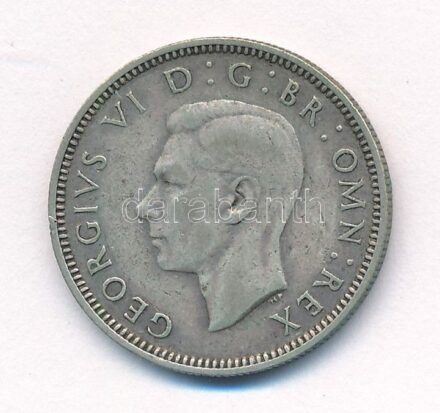 Nagy-Britannia 1942. 1Sh Ag 'VI. György' T:2- patina Great Britain 1942. 1 Shilling Ag 'George VI' C:VF patina Krause KM#853