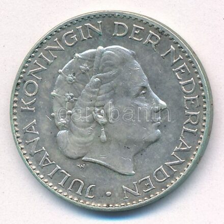 Hollandia 1956. 1G Ag 'I. Julianna' T:1- Netherlands 1956. 1 Gulden Ag 'Juliana' C:AU Krause KM#184
