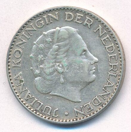 Hollandia 1956. 1G Ag 'I. Julianna' T:2- Netherlands 1956. 1 Gulden Ag 'Juliana' C:VF Krause KM#184