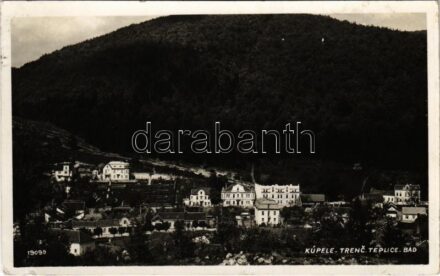 Trencsénteplic, Trencianske Teplice; látkép / general view (Rb)