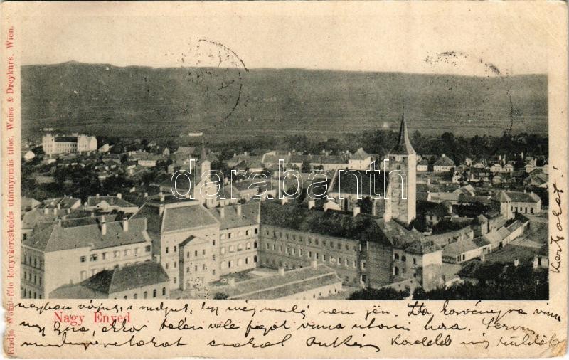 1899 (Vorläufer) Nagyenyed, Aiud; (szakadás / tear)