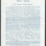 1915 Rézmozsarat vasmozsárért gr. Andrássy Gyuláné felhívása hadi célu beszolgáltatásra. 4 p.