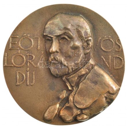 Csíkszentmihályi Róbert (1940-2021) 1973. 'Eötvös Loránd-díj' bronz díjérem, eredeti tokban (66-67mm) T:1,1- Hungary 1973. 'Loránd Eötvös Award' bronze award medallion in original case. Szign.: Róbert Csíkszentmihályi (66-67mm)