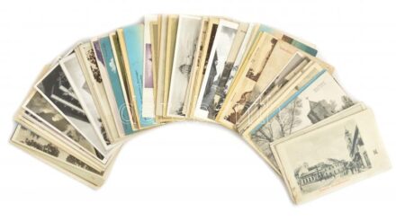80 db RÉGI magyar város képeslap vegyes állapotban / 80 pre-1950 Hungarian town-view postcards in mixed condition