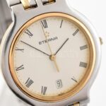 Eterna, quartz, férfi karóra, működik, apró karcokkal, d:35mm - Image 2