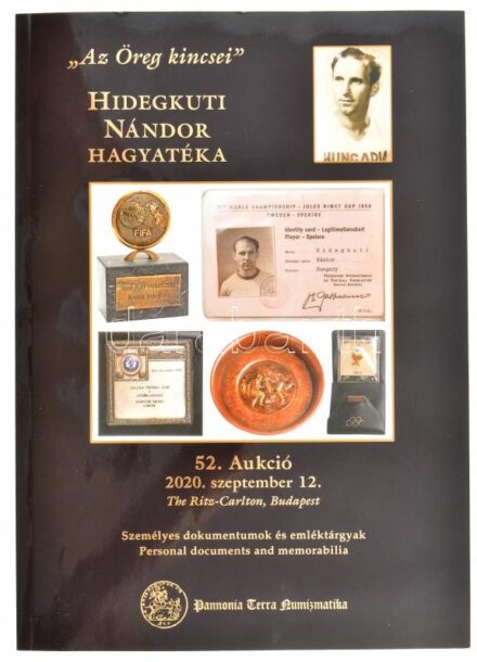 Pannonia Terra - Hidegkuti Nándor hagyatéka. Árverési katalógus, Budapest 2020.