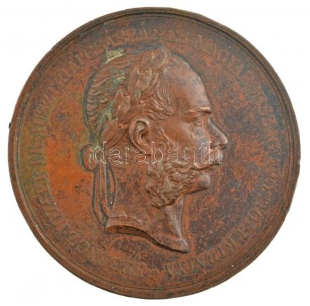 1907. 'Ferenc József / Az állattenyésztés terén szerzett érdem elismeréseül' bronz díjérem (62mm) T:2,2- patina, több ph.