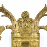 Páros bronz falikar, kopott, h:22cm - Image 2