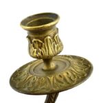 Páros bronz falikar, kopott, h:22cm - Image 4