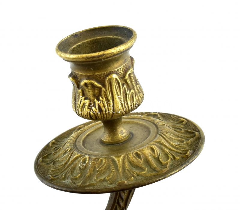 Páros bronz falikar, kopott, h:22cm - Image 4
