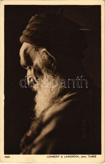 Types d'Orient Serie III. No. 2524. Vieux juif / Old Jewish man, Tunis / Tunéziai öreg zsidó férfi