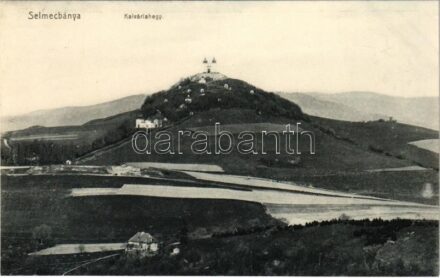 Selmecbánya, Schemnitz, Banská Stiavnica; Kálvária hegy. Joerges kiadása / calvary hill