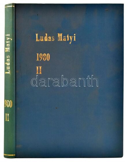 1980 Ludas Matyi c. lap évfolyam II. félév bekötve egészvászon kötésben .