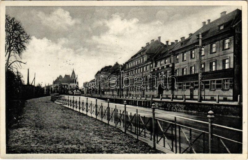 1938 Kassa, Kosice; Rasinová ul. / utca / street view + '1938 Kassa visszatért' So. Stpl. (EK)