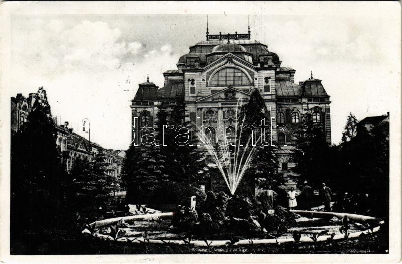 1938 Kassa, Kosice; Divadlo / Színház / theatre + '1938 Kassa visszatért' So. Stpl.