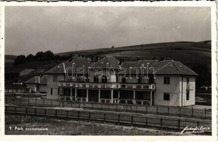 Kolozs, Kolozs-sósfürdő, Kolozsfürdő, Cojocna; Park szanatórium / sanatorium