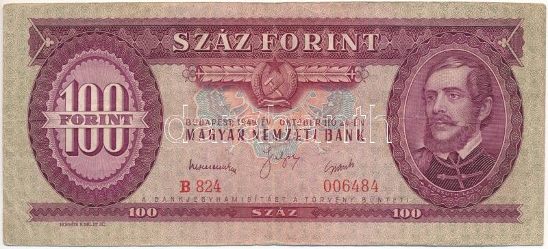 1949. 100Ft 'B 824 006484' T:III Adamo F29