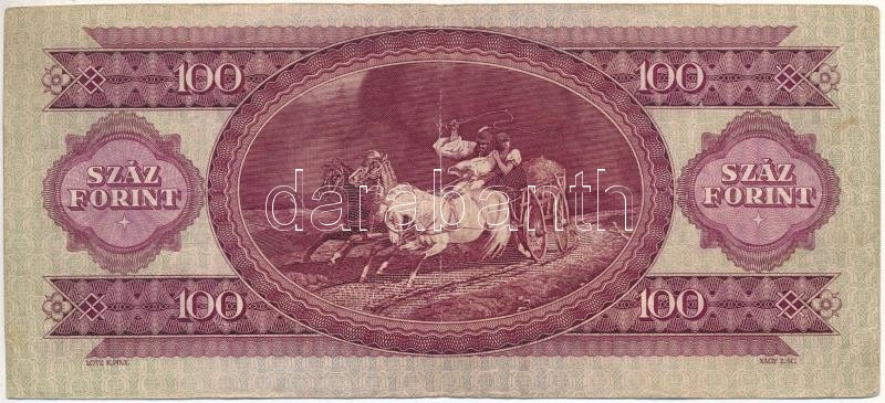 1949. 100Ft 'B 824 006484' T:III Adamo F29 - Image 2
