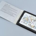 Rosenthal madaras porcelán, festett képeslap, díszdobozban, jelzett, hibátlan. 11,5x16cm - Image 3