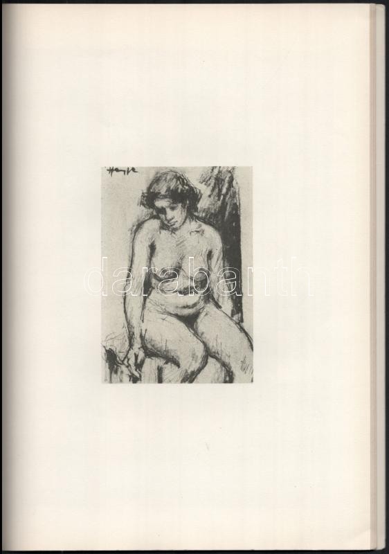 Hangya András (1912-1988): Crtezi, skice. Újvidék, 1960, Forum. Délszláv nyelvű bevezetővel, Hangya András műveinek reprodukcióival. - Image 3