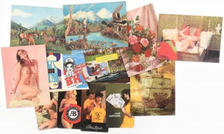 1967-1989 Vegyes kártyanaptár tétel, közte erotikus, hölgyek, BKV és MÁV, összesen 8 db, 10,5x6,5 cm + 6 db 3D képeslap, közte két erotikus, 14x10 cm